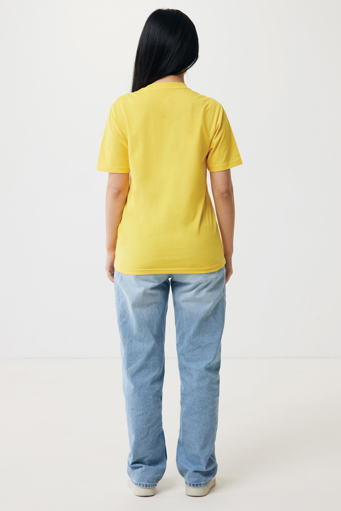 amarillo IQONIQ Sierra Camiseta Light Weight Algodón Reciclado