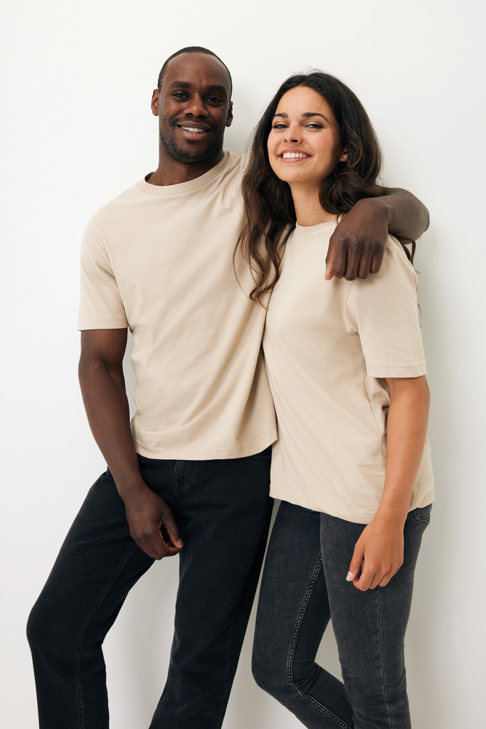 IQONIQ Teide Camiseta Boxy Fit Algodón Reciclado