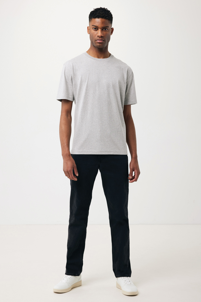 heather grey IQONIQ Teide Camiseta Boxy Fit Algodón Reciclado