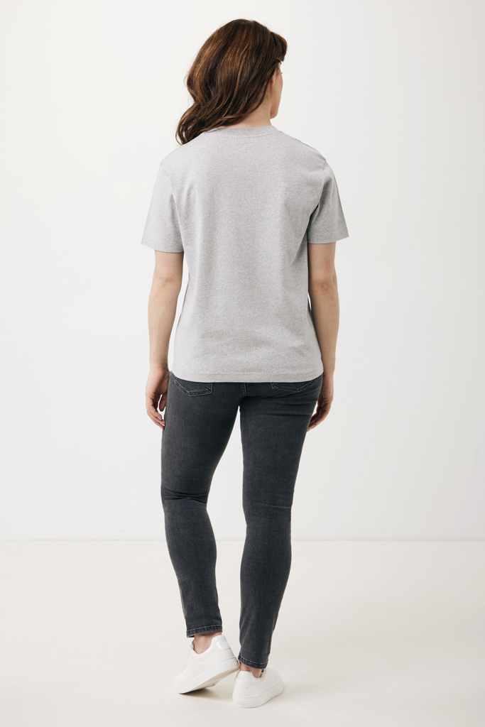 heather grey IQONIQ Teide Camiseta Boxy Fit Algodón Reciclado