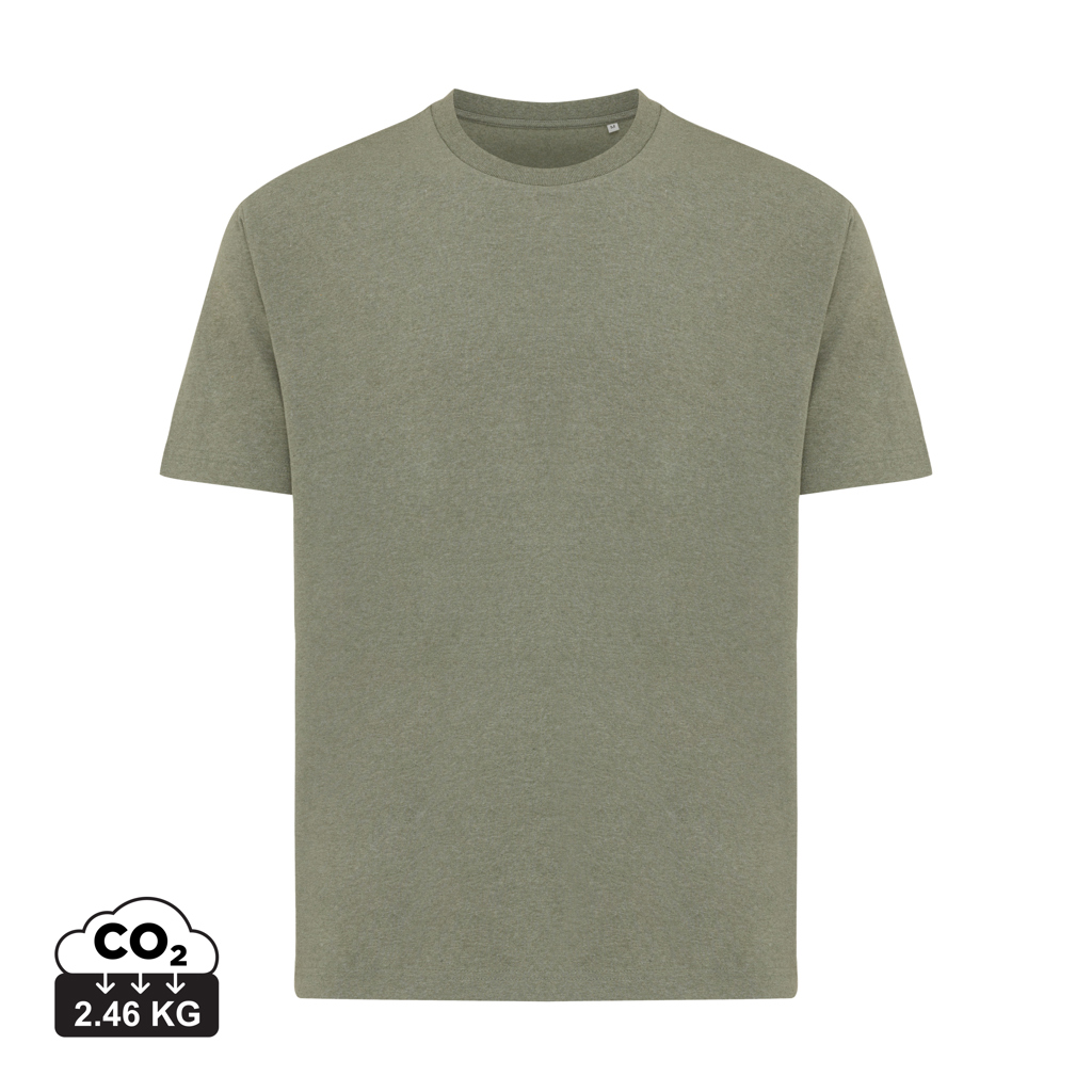 Iqoniq Teide t-shirt i genanvendt bomuld, heather green