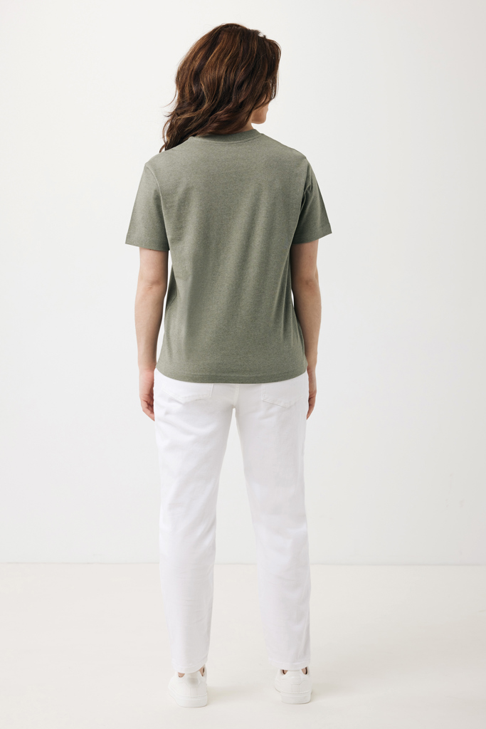 heather green IQONIQ Teide Camiseta Boxy Fit Algodón Reciclado
