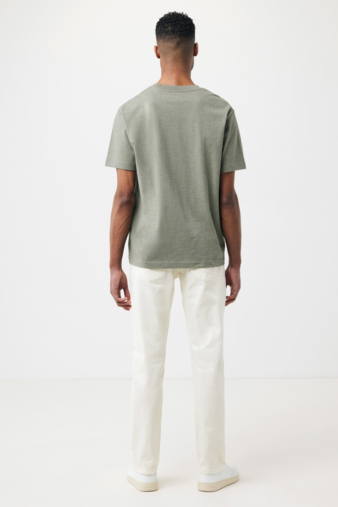 heather green IQONIQ Teide Camiseta Boxy Fit Algodón Reciclado