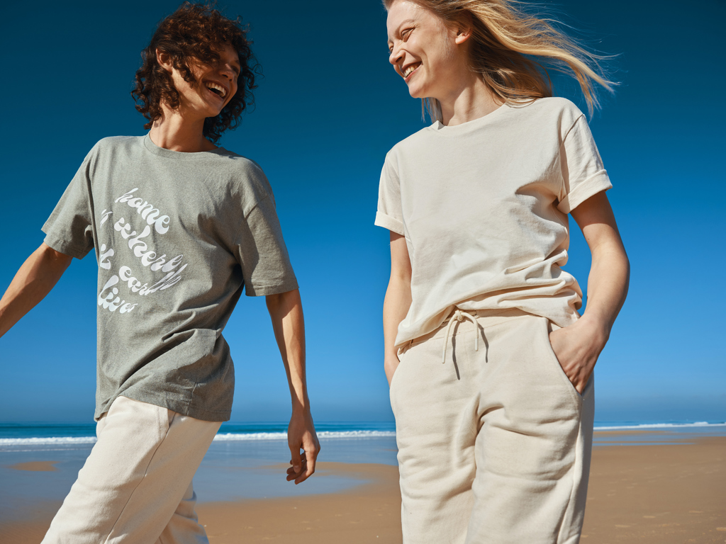 IQONIQ Teide Camiseta Boxy Fit Algodón Reciclado