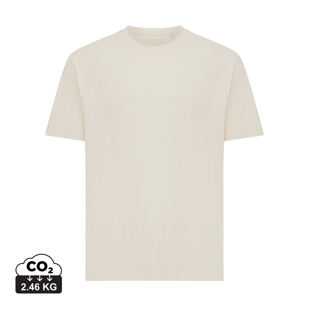 Iqoniq Teide t-shirt i genanvendt bomuld, natural raw