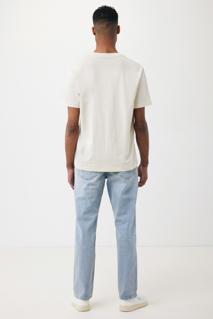 natural raw IQONIQ Teide Camiseta Boxy Fit Algodón Reciclado
