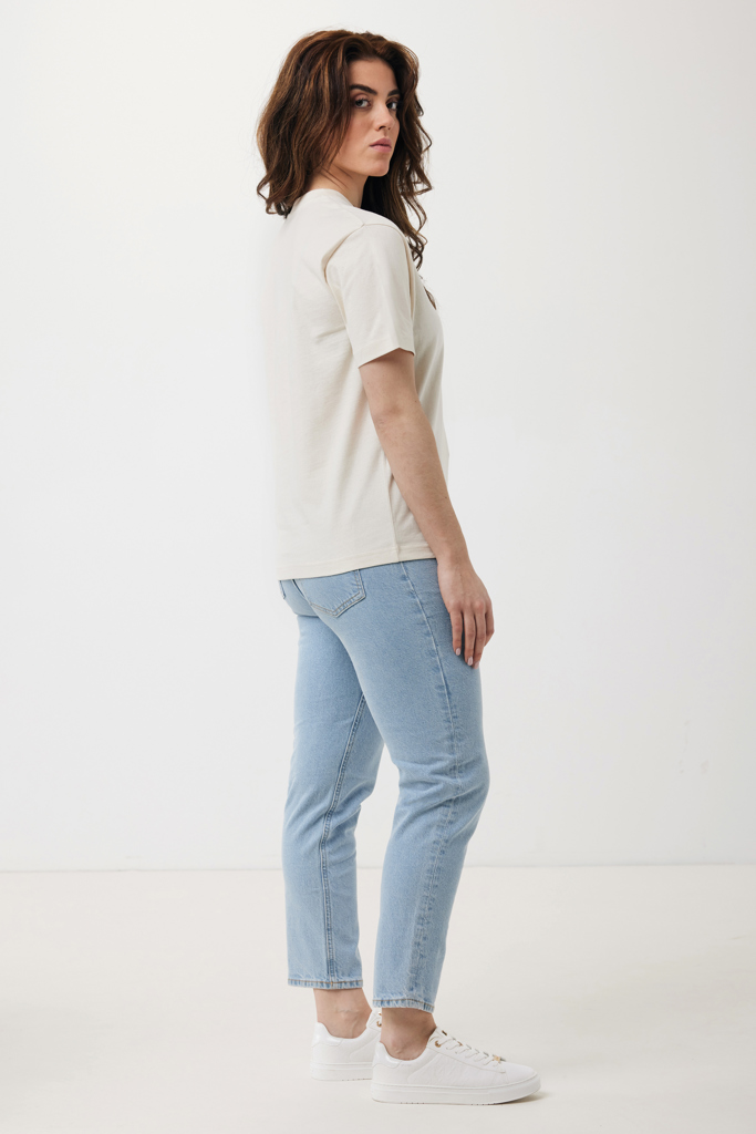 natural raw IQONIQ Teide Camiseta Boxy Fit Algodón Reciclado