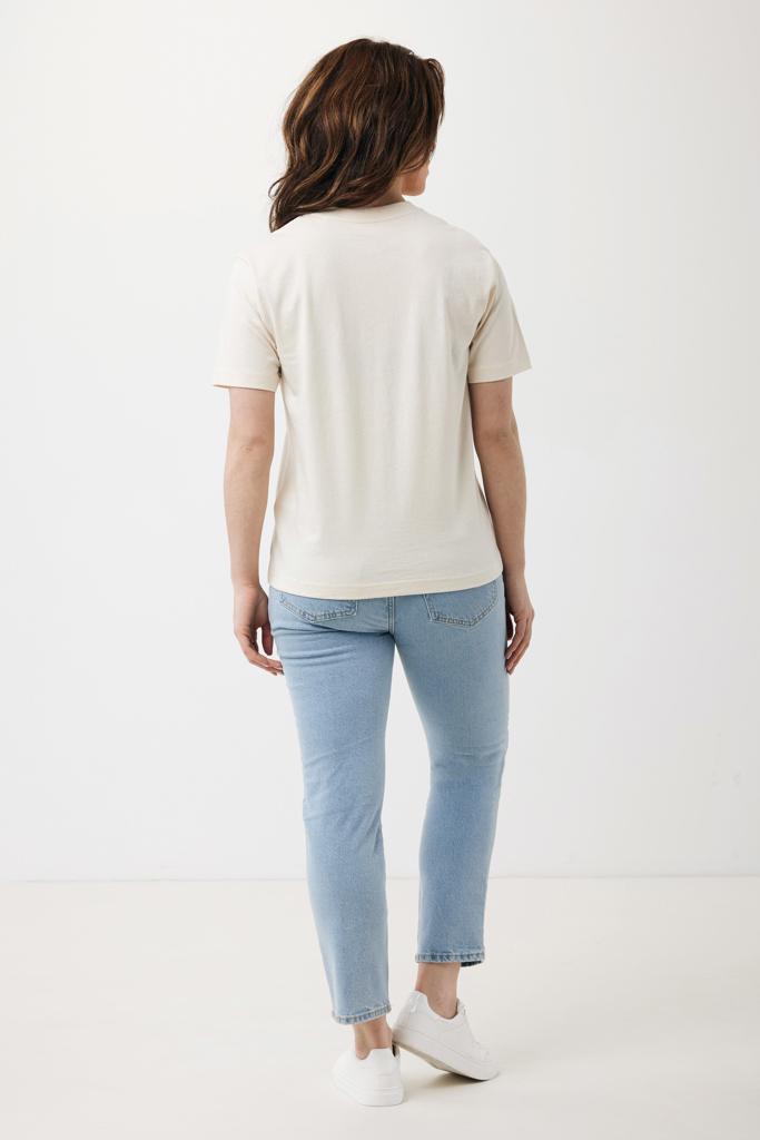 natural raw IQONIQ Teide Camiseta Boxy Fit Algodón Reciclado