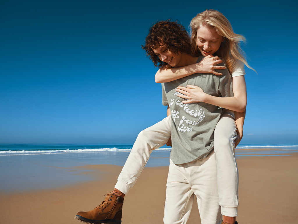 IQONIQ Teide Camiseta Boxy Fit Algodón Reciclado