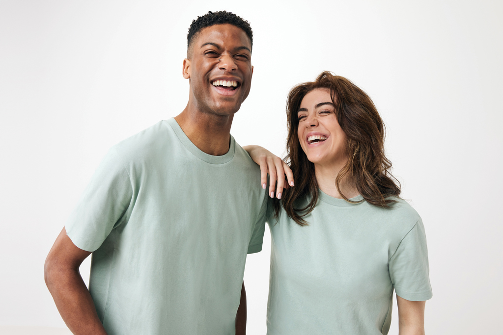 iceberg green IQONIQ Teide Camiseta Boxy Fit Algodón Reciclado