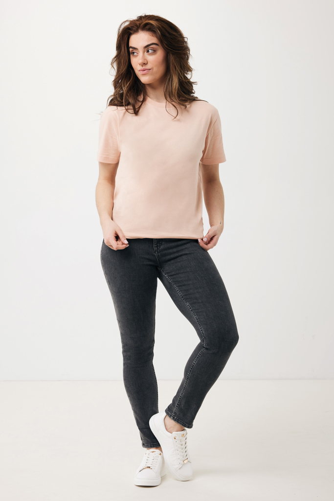 peach nectar IQONIQ Teide Camiseta Boxy Fit Algodón Reciclado