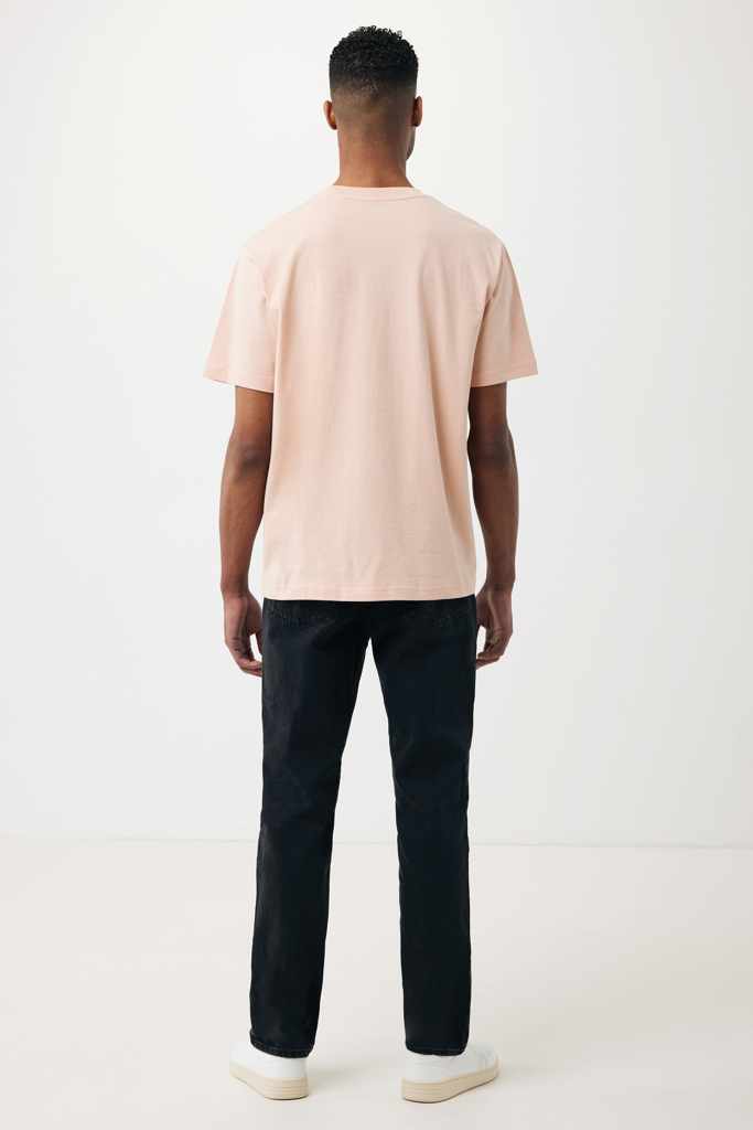 peach nectar IQONIQ Teide Camiseta Boxy Fit Algodón Reciclado