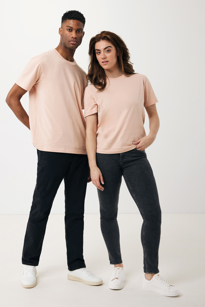 peach nectar IQONIQ Teide Camiseta Boxy Fit Algodón Reciclado