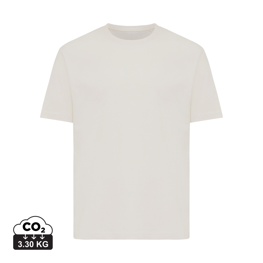 Iqoniq Teide t-shirt i genanvendt bomuld, ivory white