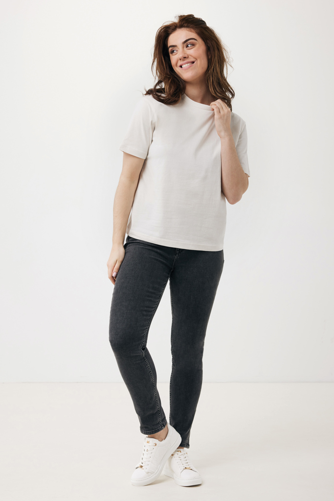 ivory white IQONIQ Teide Camiseta Boxy Fit Algodón Reciclado