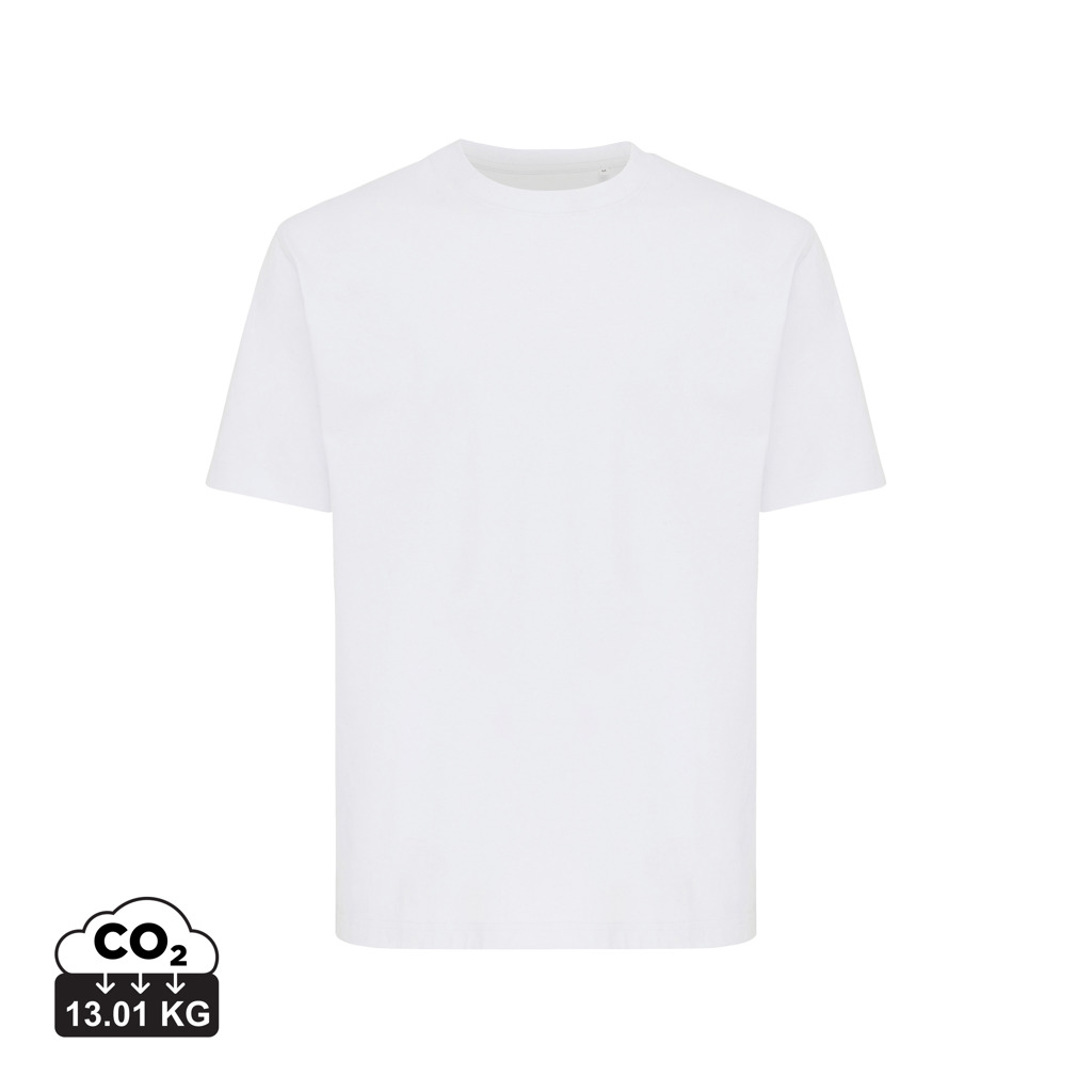 recycled white IQONIQ Nikko Camiseta Heavy Weight Algodón Reciclado