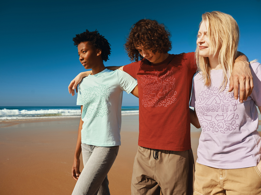 IQONIQ Brett Camiseta Medium Weight Algodón Reciclado