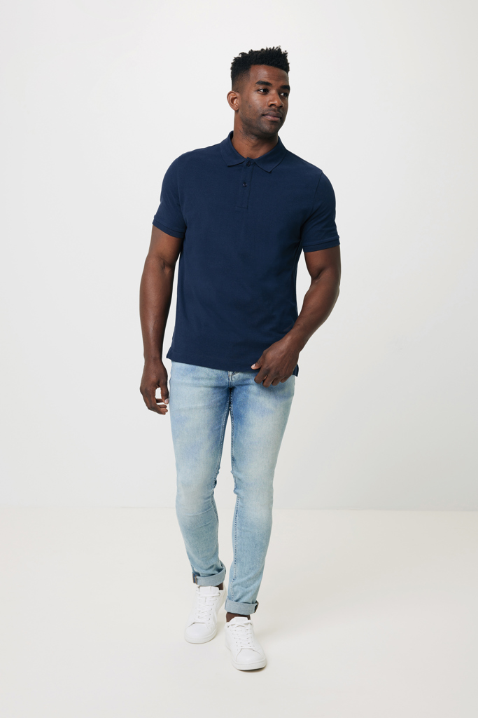 Polo en coton piqué et recyclé IQONIQ Yosemite