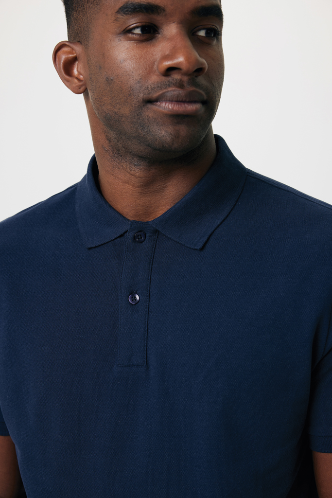 Polo en coton piqué et recyclé IQONIQ Yosemite