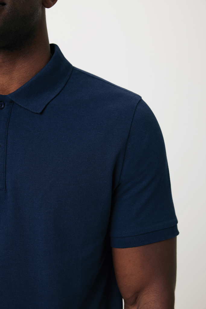 Polo en coton piqué et recyclé IQONIQ Yosemite
