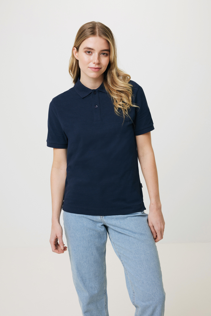 Polo en coton piqué et recyclé IQONIQ Yosemite