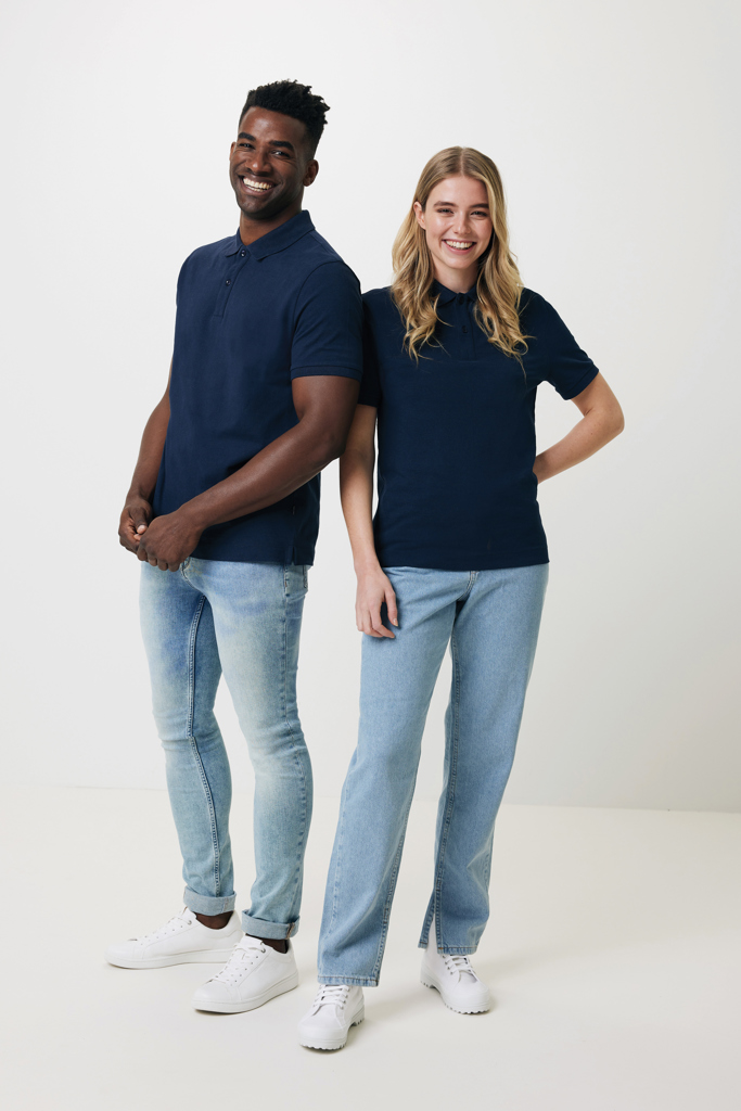 Polo en coton piqué et recyclé IQONIQ Yosemite