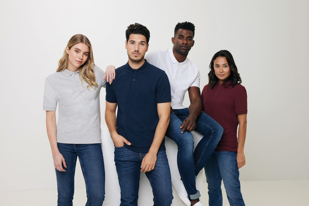 Picture of Iqoniq Yosemite recycled cotton pique polo