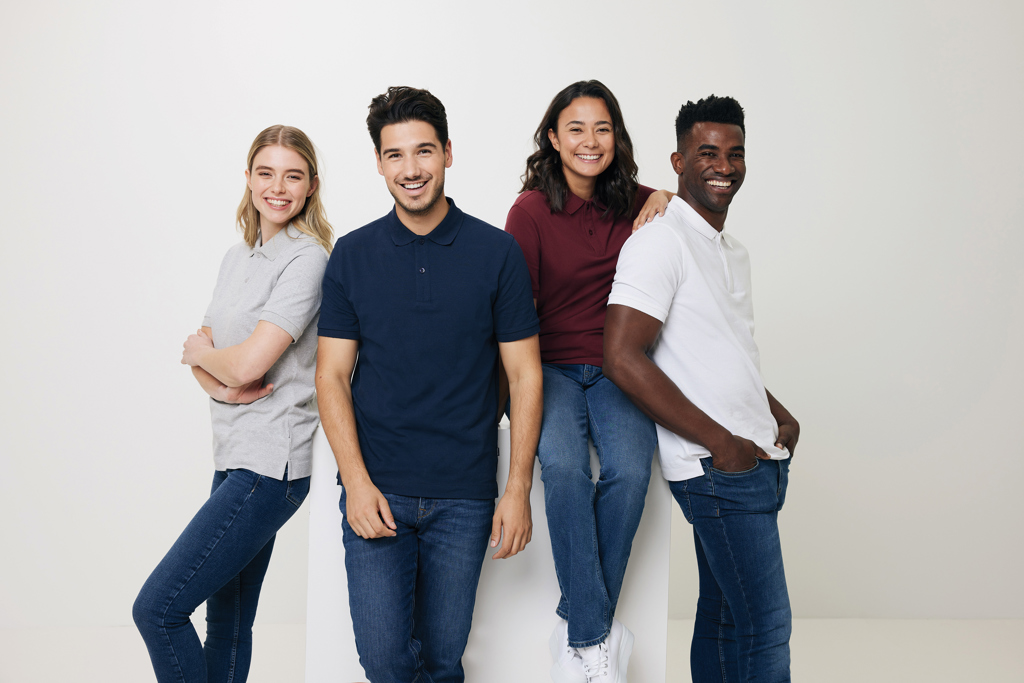 Picture of Iqoniq Yosemite recycled cotton pique polo