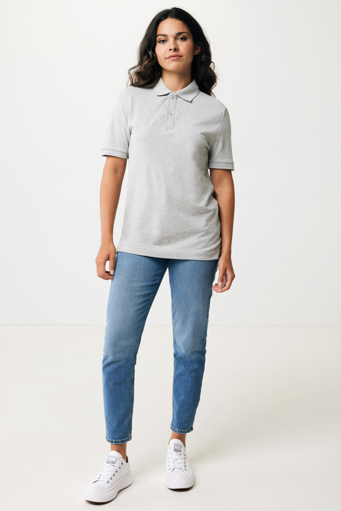 Polo en coton piqué et recyclé IQONIQ Yosemite
