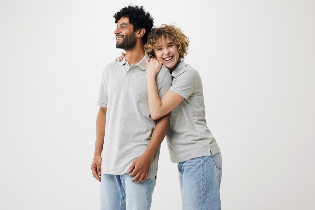 Polo en coton piqué et recyclé IQONIQ Yosemite