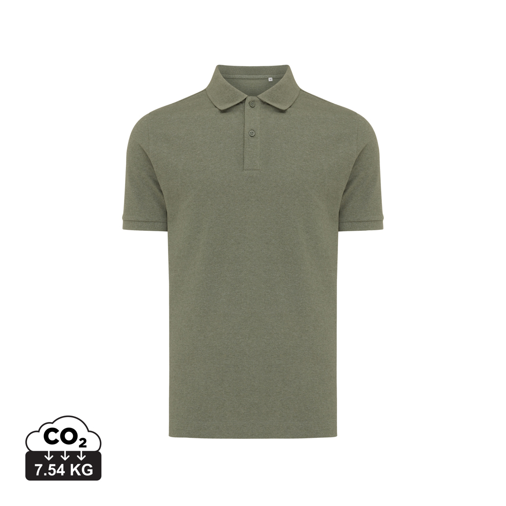Polo en coton piqué et recyclé IQONIQ Yosemite