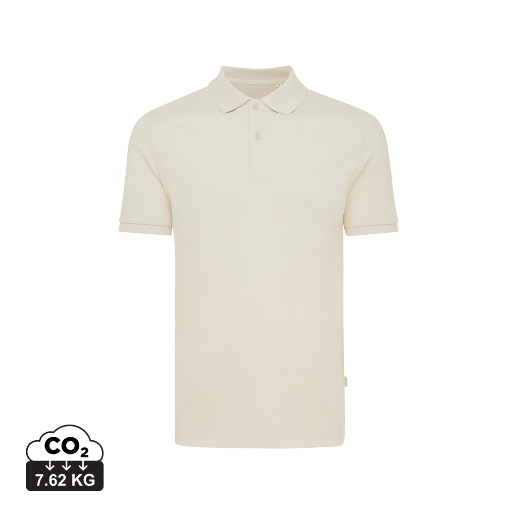 Polo en coton piqué et recyclé IQONIQ Yosemite