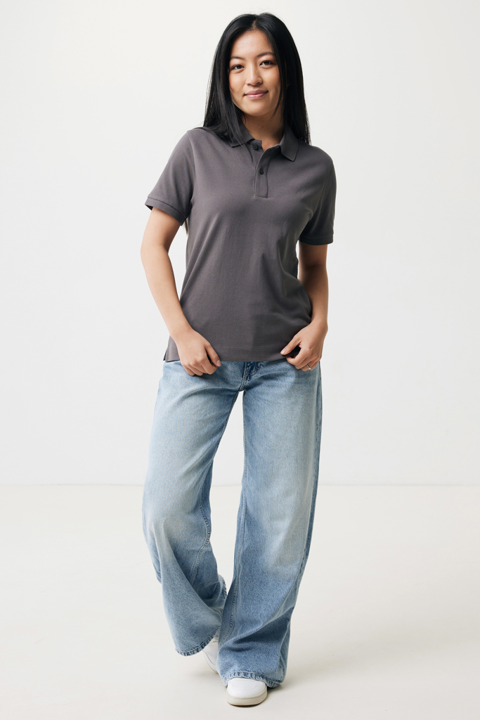 Polo en coton piqué et recyclé IQONIQ Yosemite
