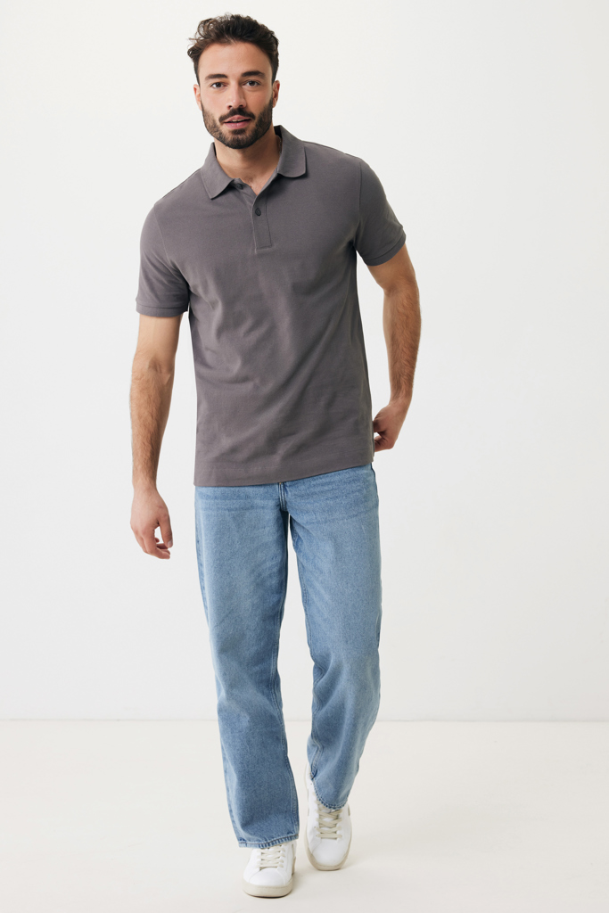 Polo en coton piqué et recyclé IQONIQ Yosemite