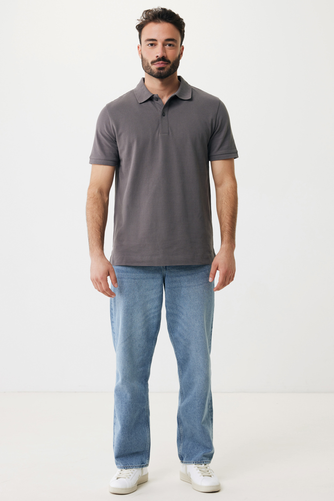 Polo en coton piqué et recyclé IQONIQ Yosemite