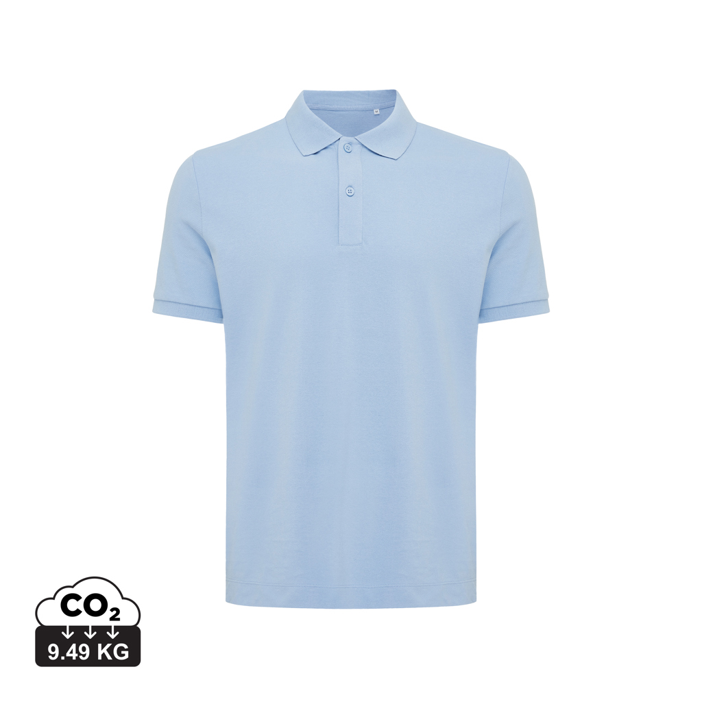 Polo en coton piqué et recyclé IQONIQ Yosemite