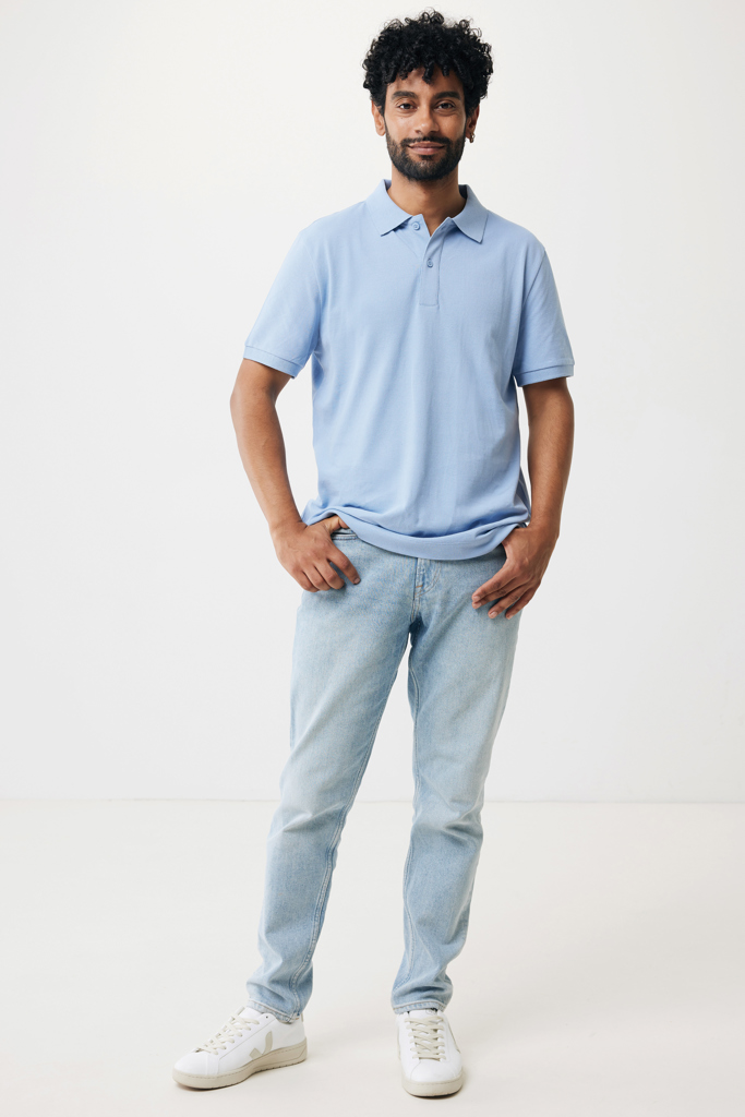 Polo en coton piqué et recyclé IQONIQ Yosemite