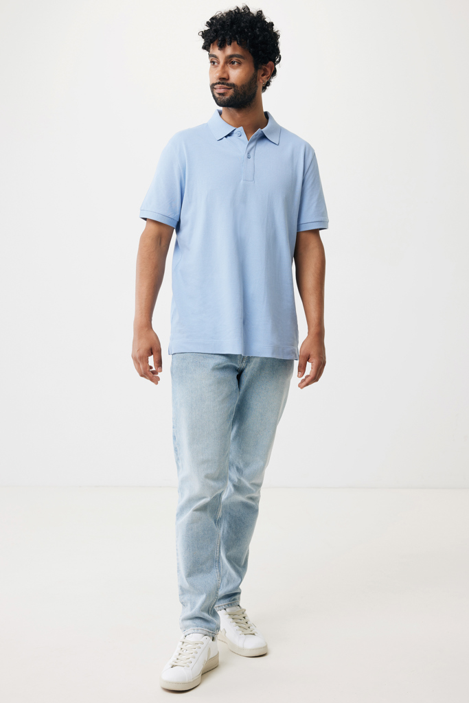 Polo en coton piqué et recyclé IQONIQ Yosemite