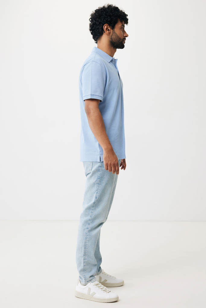 Polo en coton piqué et recyclé IQONIQ Yosemite