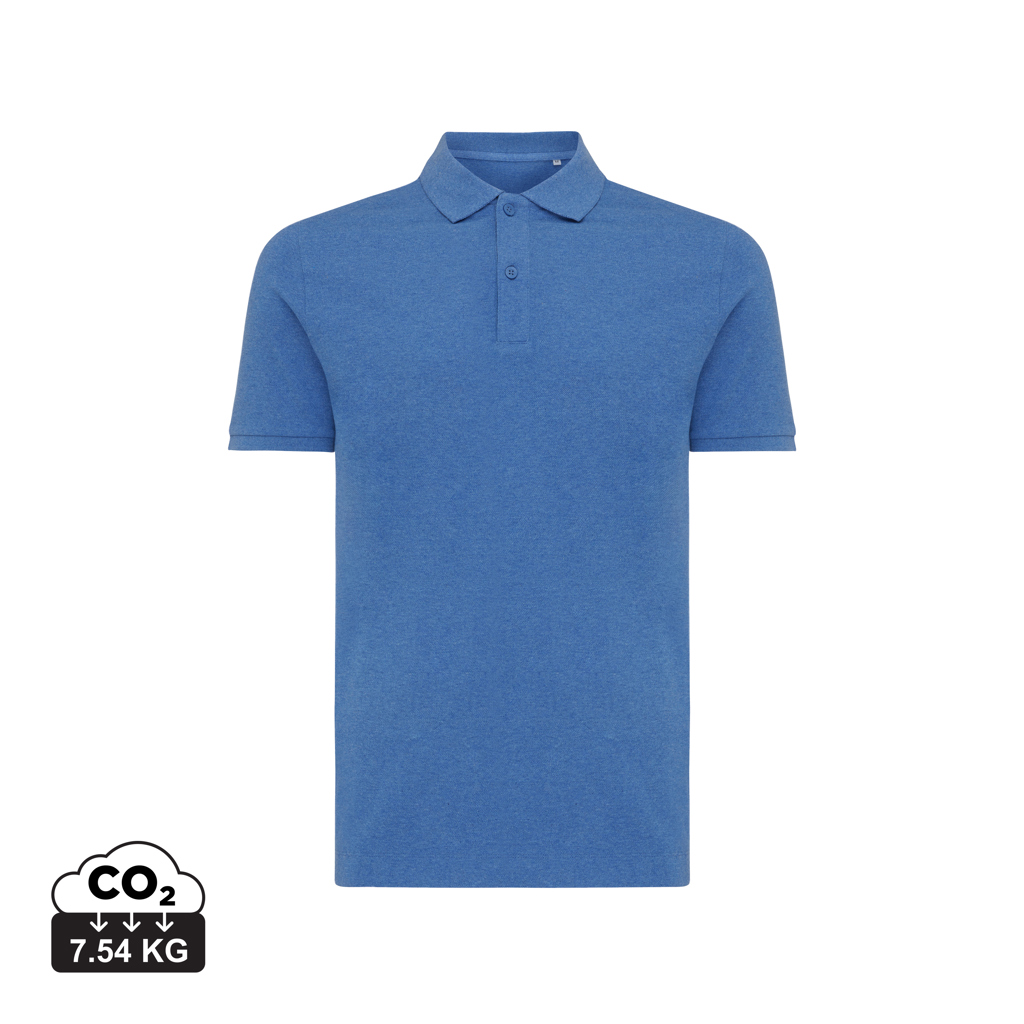 Polo en coton piqué et recyclé IQONIQ Yosemite