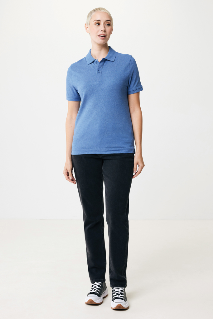 Polo en coton piqué et recyclé IQONIQ Yosemite
