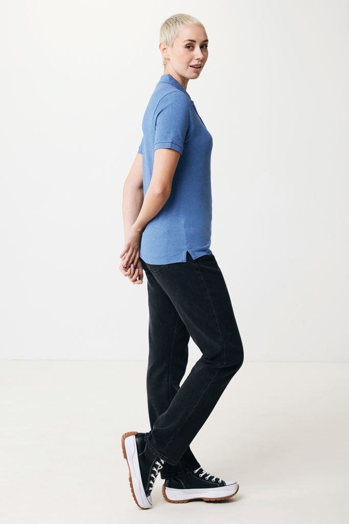 Polo en coton piqué et recyclé IQONIQ Yosemite