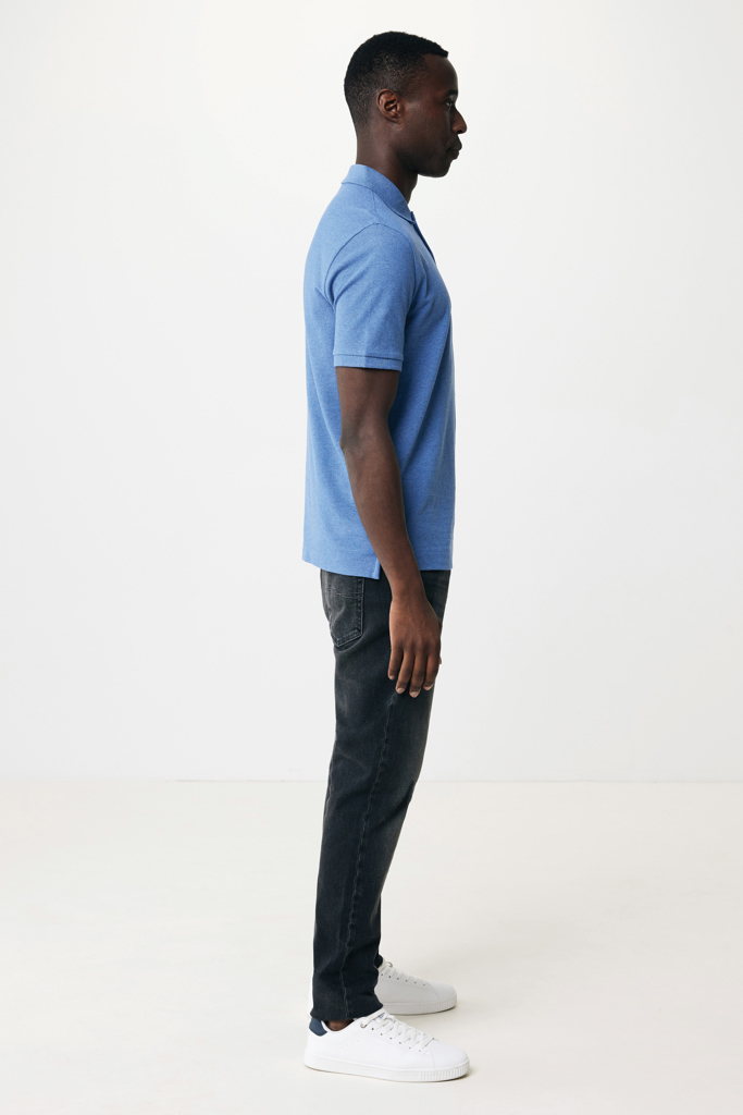 Polo en coton piqué et recyclé IQONIQ Yosemite