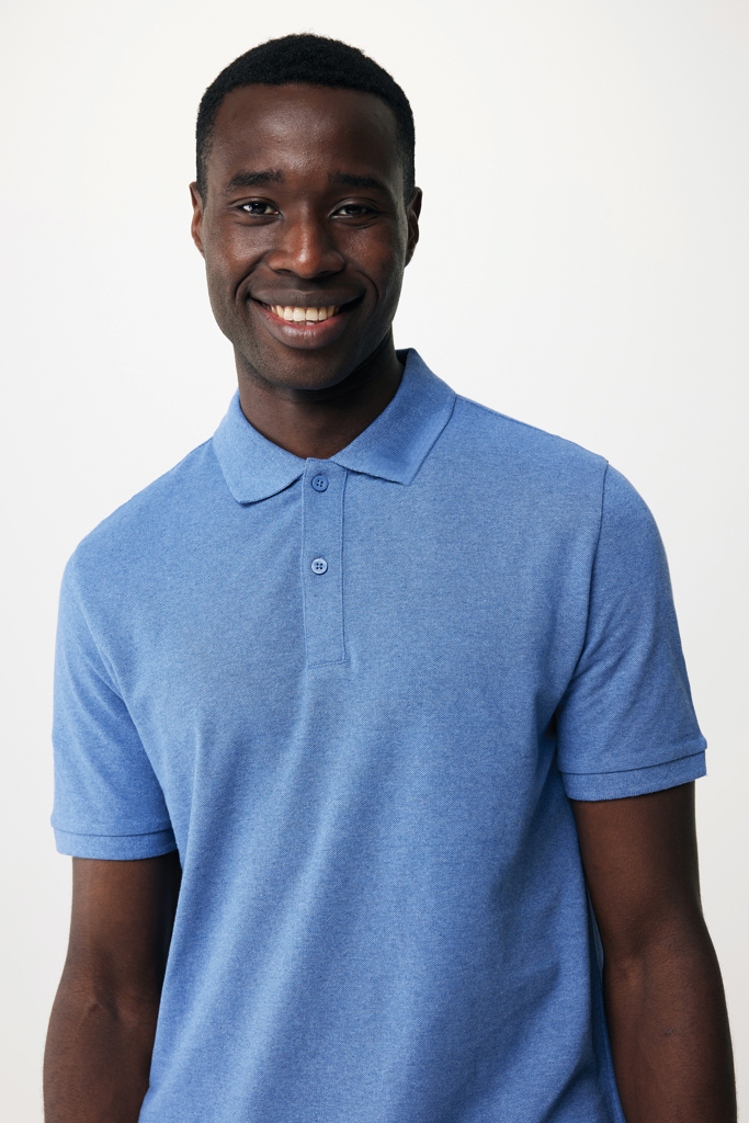 Polo en coton piqué et recyclé IQONIQ Yosemite