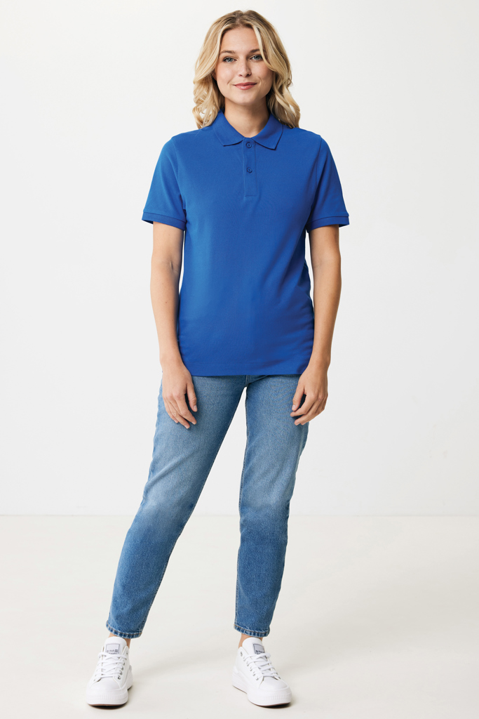 Polo en coton piqué et recyclé IQONIQ Yosemite