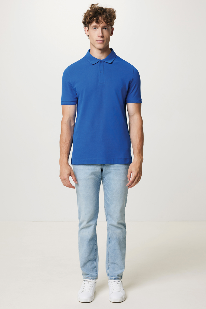 Polo en coton piqué et recyclé IQONIQ Yosemite