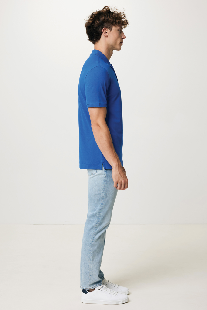 Polo en coton piqué et recyclé IQONIQ Yosemite