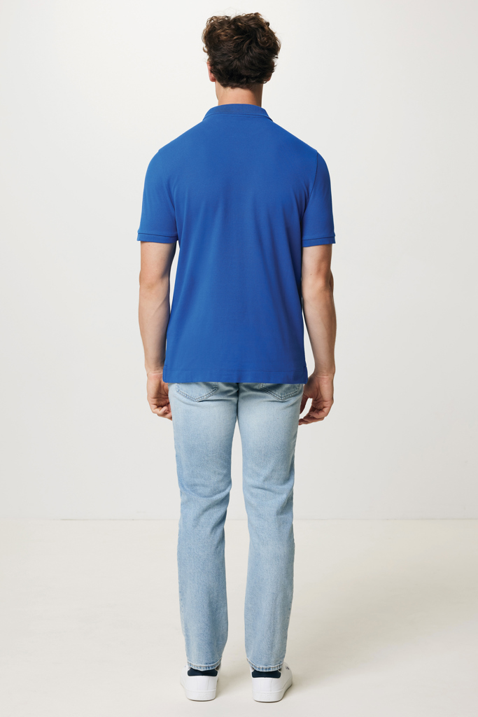 Polo en coton piqué et recyclé IQONIQ Yosemite