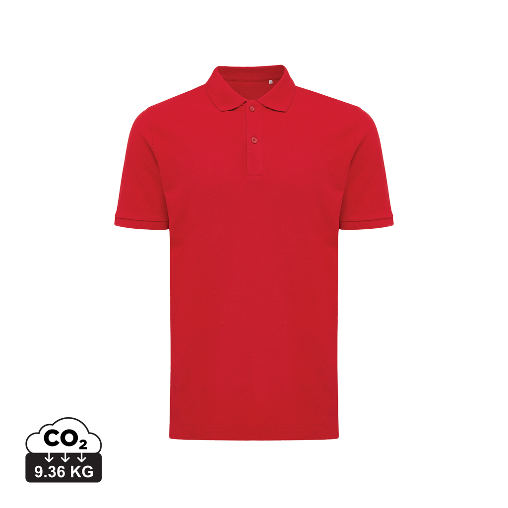 Polo en coton piqué et recyclé IQONIQ Yosemite