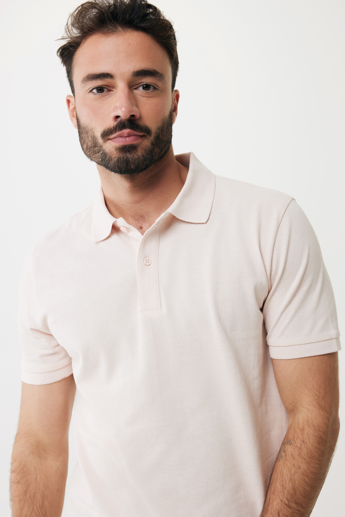 Polo en coton piqué et recyclé IQONIQ Yosemite